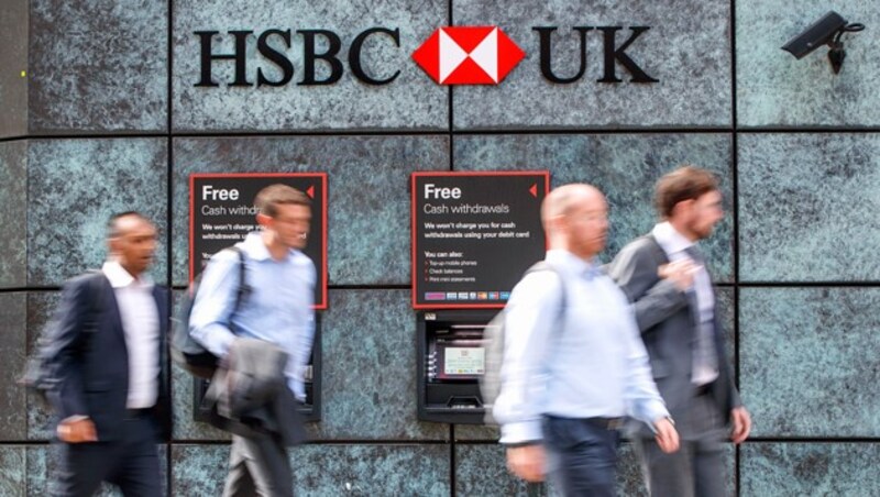 Eine Filiale der Bank HSBC in London (Bild: APA/AFP/Tolga Akmen)