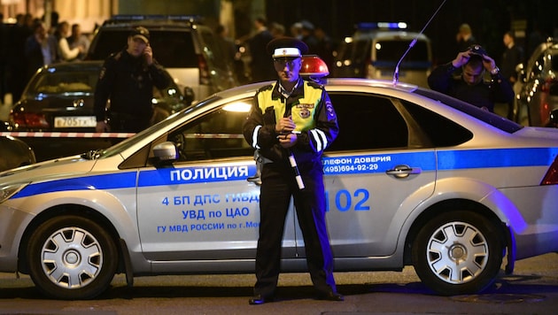 Polizei in Russland (Archivbild) (Bild: AFP)