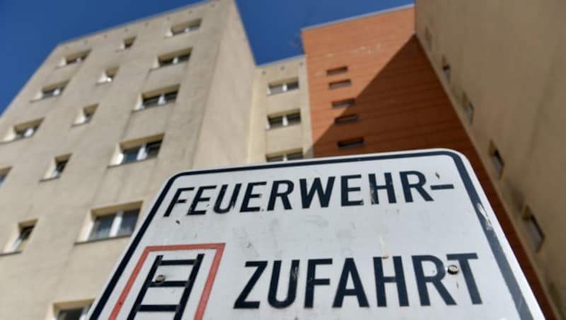 In diesem Haus soll der Islamist eine Wohnung bezogen haben. (Bild: AFP)