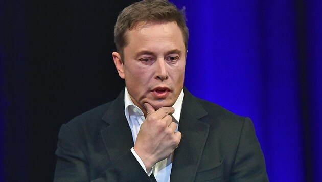 Tesla-Chef Elon Musk (Bild: APA/AFP/PETER PARKS)