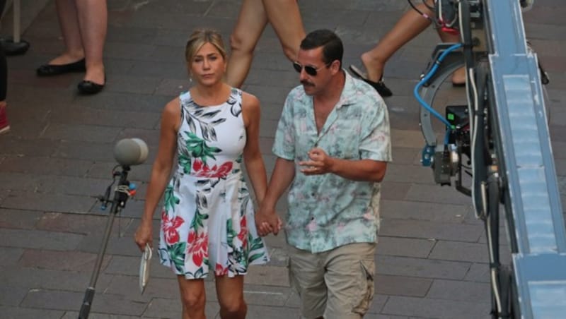 Leider kein Pärchen-Alarm in Hollywood: Aniston und Sandler drehen nur einen neuen Film. (Bild: www.PPS.at)