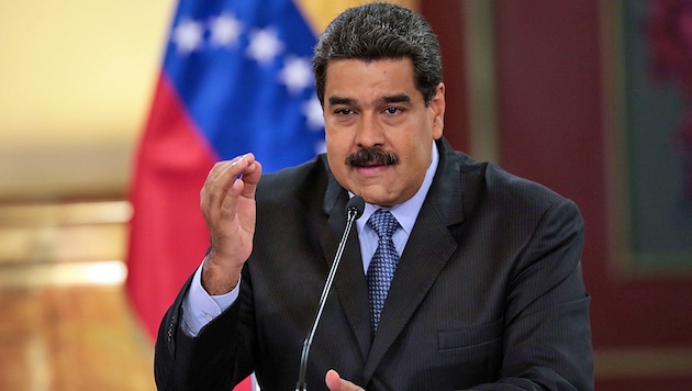 Venezuelas Präsident Nicolas Maduro (Bild: APA/AFP/Venezuelan Presidency/HO)