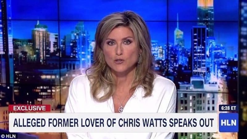 Moderatorin Ashleigh Banfield sprach mit dem vermeintlichen Lover des Mörders. (Bild: HLN)