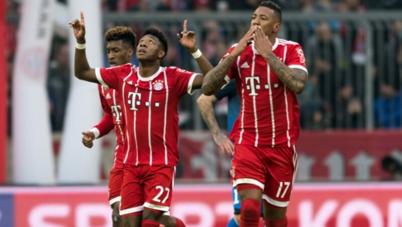 David Alaba (li.) und Jerome Boateng (Bild: GEPA)