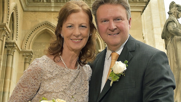 Michael Ludwig mit seiner Frau Irmtraud (Bild: APA/CHRISTIAN JOBST)