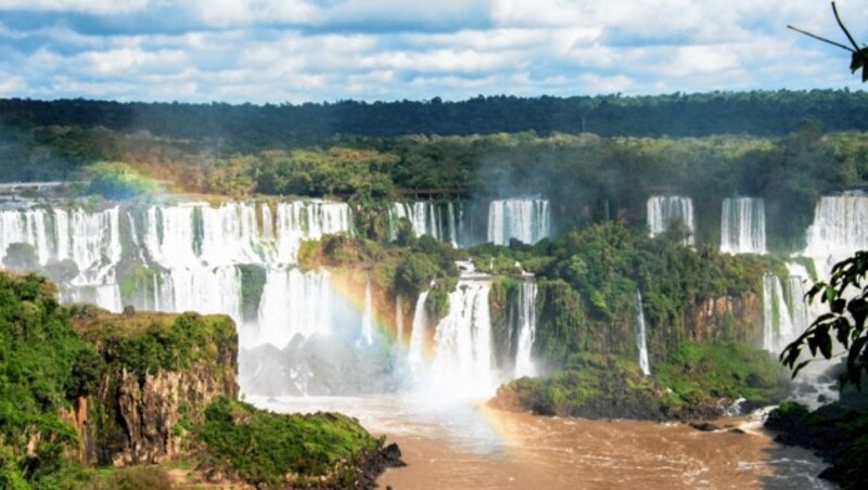 Gigantisches Schauspiel: Einige der 275 Iguazú-Wasserfälle (Bild: FISCHER WALTER)