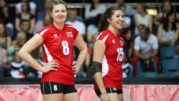 Katharina Holzer (links) Nikolina Maros (Bild: GEPA)