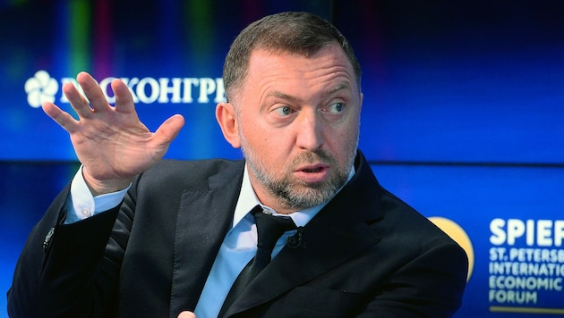 Der russische Oligarch Oleg Deripaska (Bild: AFP)