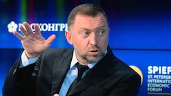 Die Ukraine hat das Vermögen von Oligarch Oleg Deripaska in der Höhe von umgerechnet 250 Millionen Euro beschlagnahmt. (Bild: AFP)