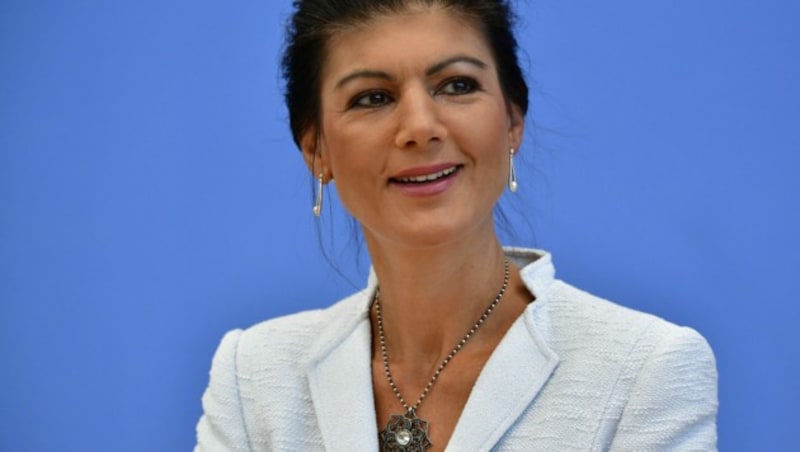 Sahra Wagenknecht eckt mit ihren Ansichten immer wieder an. (Bild: AFP)