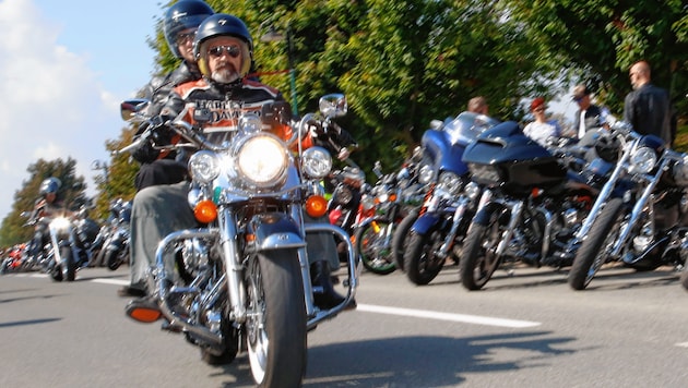 Eine Harley-Parade könnte es heuer geben – mit Abstand. (Bild: Uta Rojsek-Wiedergut)