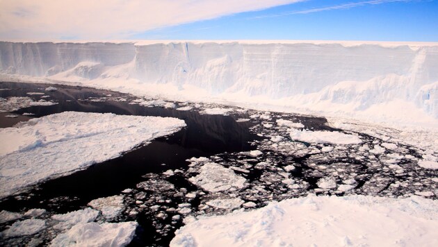 2017 ist ein Rieseneisberg mit Namen A68 vom Larsen-C-Schlefeis abgebrochen. (Bild: AFP)