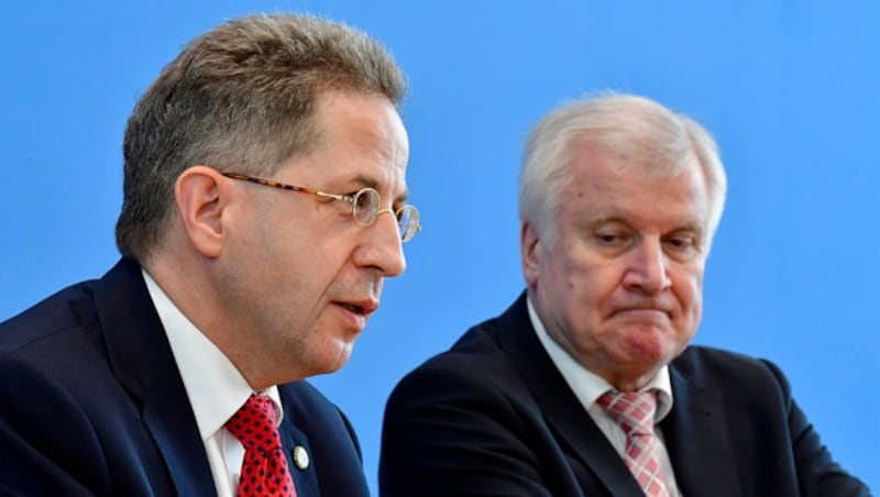 Hans-Georg Maaßen, Horst Seehofer (Bild: AFP)