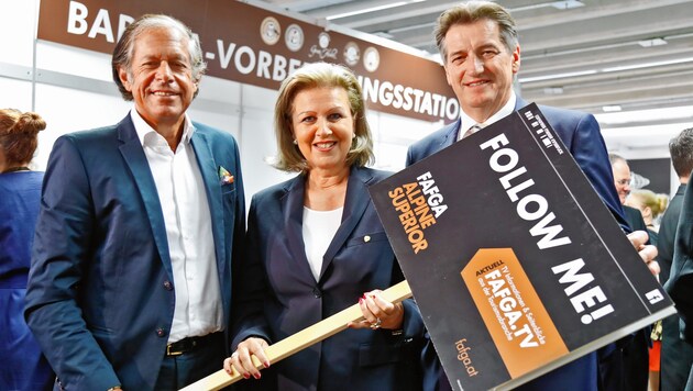 Jürgen Bodenseer, Patrizia Zoller-Frischauf und Josef Hackl (Bild: Christof Birbaumer)