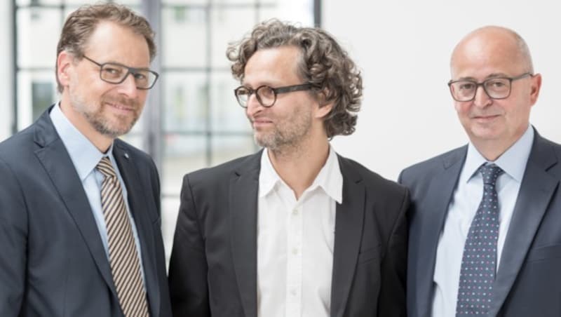 Franz Kühberger, Richard Haas und Michael Hofer (v. l.). (Bild: Arcitex)