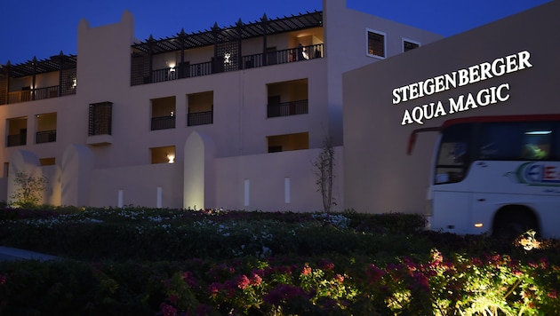 Das Hotel Steigenberger Aqua Magic Hotel in Hurghada (Bild: AFP)