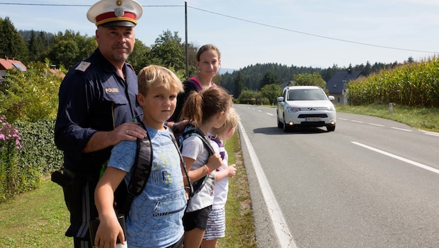 Polizeichef Gerald Grebenjak kündigt scharfe Kontrollen an (Bild: Evelyn Hronek)