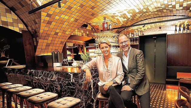 Claudia und Norbert Koller eröffnen ihre schicke „Tagesbar“ (Bild: Markus Tschepp)