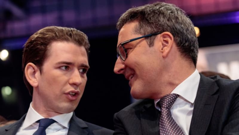 Bundeskanzler Sebastian Kurz und Südtirols Landeshauptmann Arno Kompatscher (Bild: APA/EXPA/JOHANN GRODER)