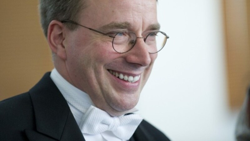 Linus Torvalds anlässlich der Verleihung des Millennium Technology Prize in Helsinki im Jahr 2012. (Bild: AFP)