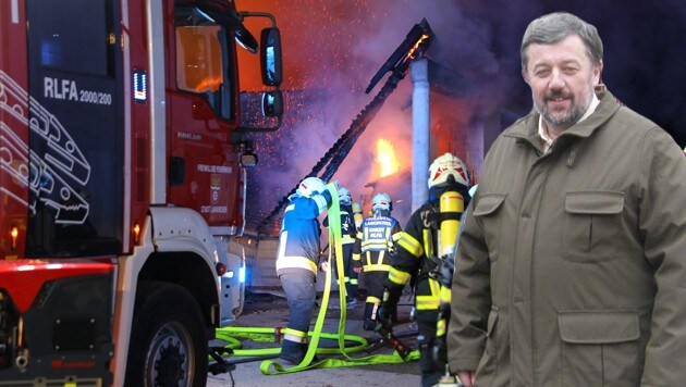 Josef Leimer (59) aus Uttendorf rettete in der Nacht eine 93-Jährige vor dem Flammentod. (Bild: Laumat, Vietzthum)