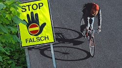 Auf der A9 bei Gratkorn war ein Radfahrer Samstagabend unterwegs (Symbolbild). (Bild: Uta Rojsek-Wiedergut, stock.adobe.com, krone.at-Grafik)