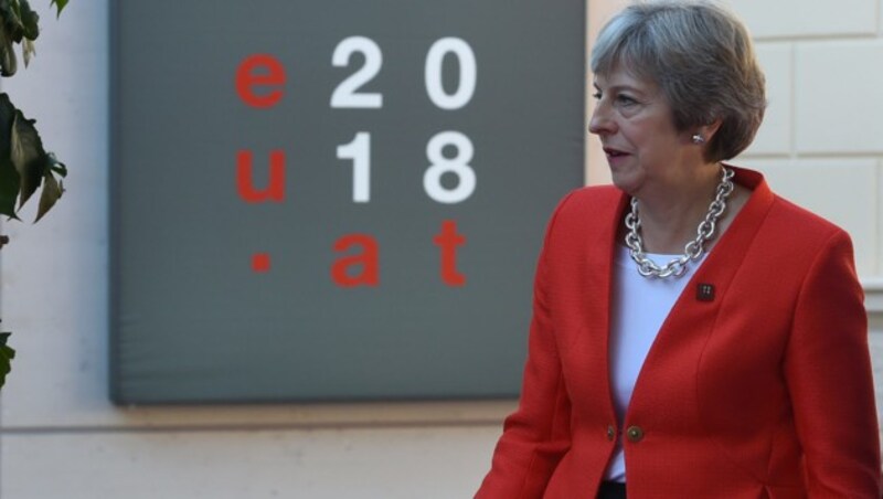 Großbritanniens Premierministerin Theresa May (Bild: APA/AFP/Christof STACHE)