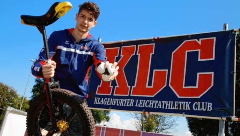 Der 21-jährige Jonathan trainiert täglich in der Leopold-Wagner-Arena in Klagenfurt. Unterstützt wird er dabei vom Klagenfurter Leichtathletik Club. (Bild: Rojsek-Wiedergut Uta)