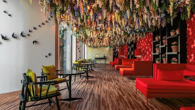 Der „Flower Room“ ist Ingrid Köcks Lieblingsort in ihrem Fünf-Sterne-Hotel. (Bild: Torel Boutiques)