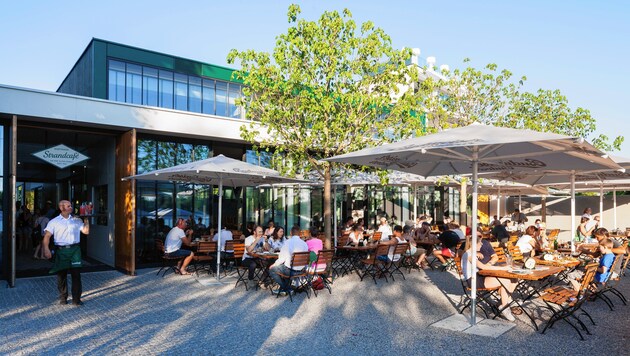 Das berühmte Strandcafé an der Alten Donau (Bild: Rupert Steiner)