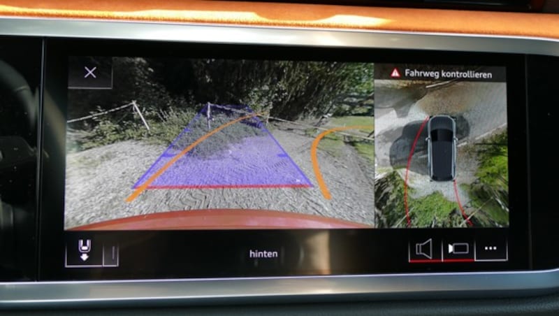 Die Rundumsicht via Display ist herausragend. (Bild: Stephan Schätzl)