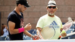 Günter Bresnik (re.) und Dominic Thiem (Bild: GEPA)