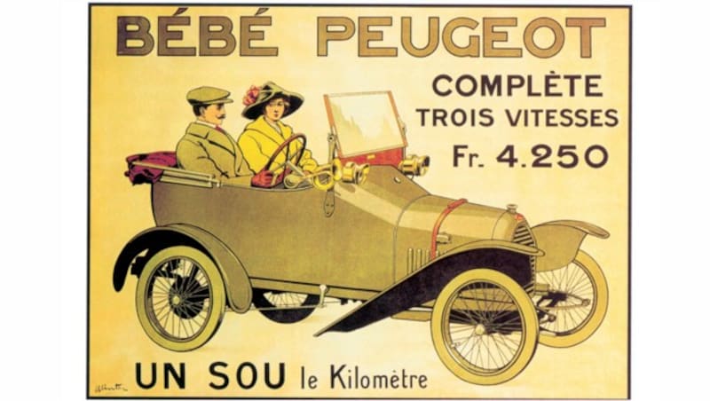 Peugeot Bébé von 1913 (Bild: Peugeot)