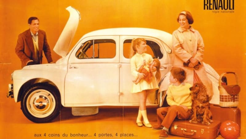 Renault 4 CV „Cremeschnittchen“, ab 1946 (Bild: Renault)