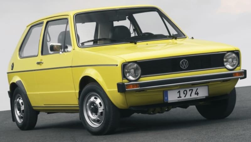 VW Golf, ab 1974 (Bild: Volkswagen)