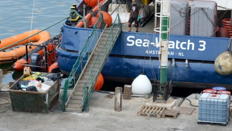 Das Rettungsschiff Sea-Watch 3 (Bild: AFP)