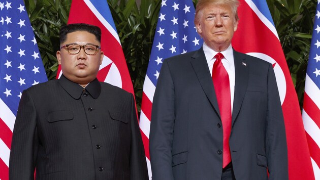 Kim Jong Un und Donald Trump (Bild: Copyright 2018 The Associated Press. All rights reserved.)