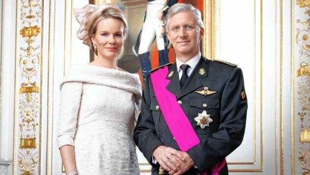 König Philippe und Königin Mathilde beim Staatsbesuch in Österreich (Bild: APA)