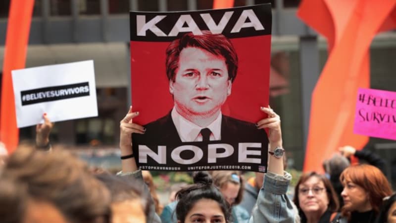 Die Nominierung von Brett Kavanaugh hat zu Protesten in den USA geführt. (Bild: 2018 Getty Images)