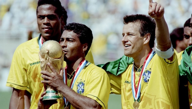 Bei der ersten WM 1994 triumphierte Brasilien dank Romario.