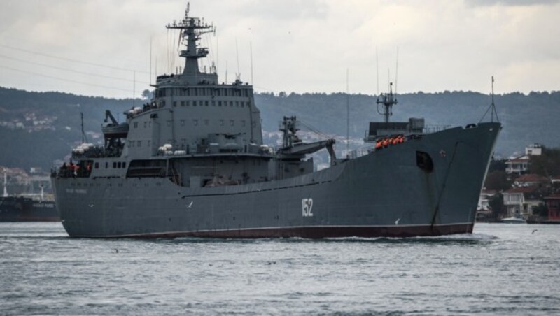 Russische Marinebasis in der syrischen Hafenstadt Tartus (Bild: AFP)