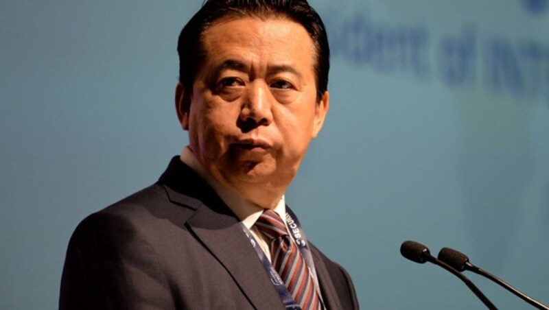 Meng Hongwei (Bild: APA/AFP/Roslan Rahman)