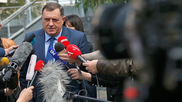 Milorad Dodik hätte am liebsten eine Loslösung seiner Republika Srpska vom restlichen Bosnien-Herzegowina. (Bild: AP)