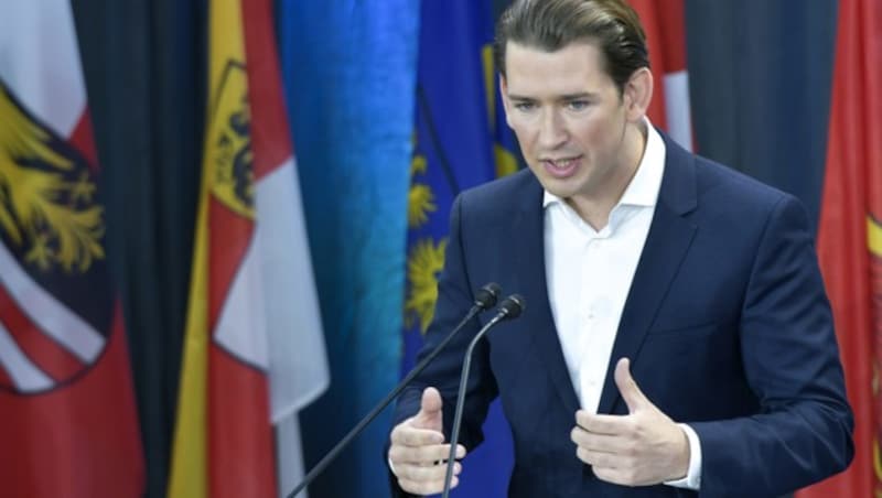 Bundeskanzler Sebastian Kurz (Bild: APA/HERBERT NEUBAUER)