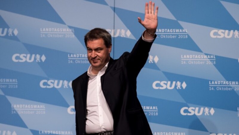 Markus Söder (CSU), Ministerpräsident von Bayern (Bild: APA/dpa/Sven Hoppe)