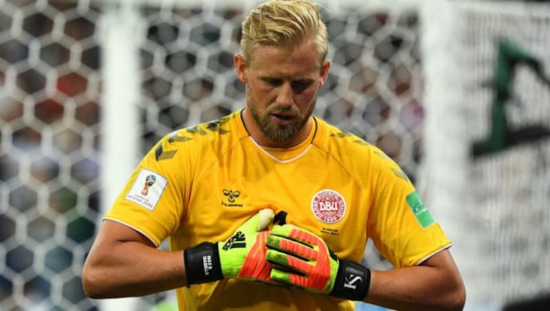 Kasper Schmeichel (Bild: APA/AFP/Johannes EISELE)