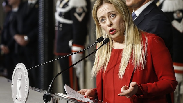 Giorgia Meloni (Bild: AFP)