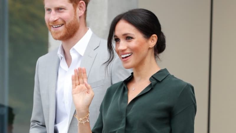 Prinz Harry und Meghan Markle (Bild: AP)