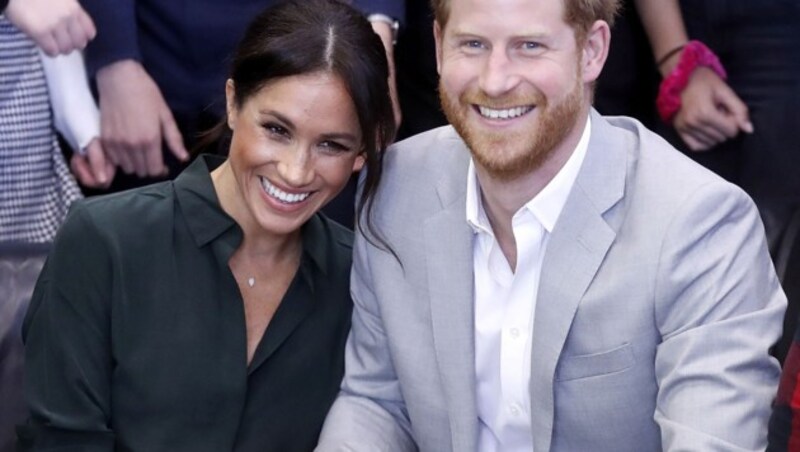 Prinz Harry und seine Meghan (Bild: www.PPS.at)