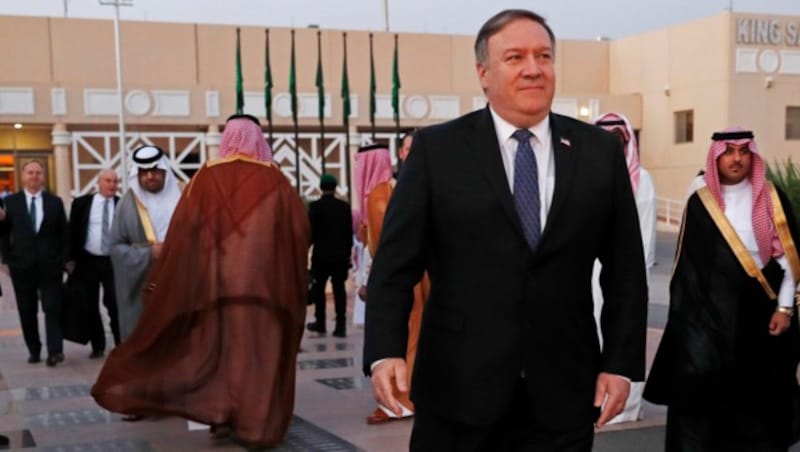 US-Außenminister Mike Pompeo in Riad (Bild: AFP)